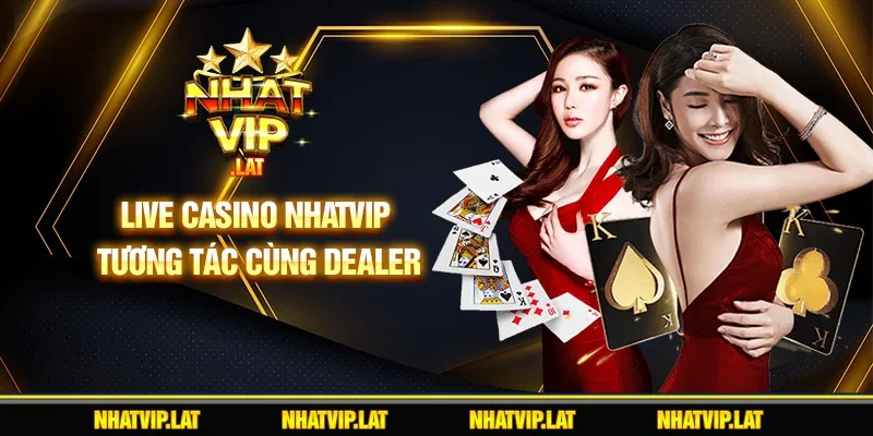 Live casino NHATVIP tương tác cùng dealer